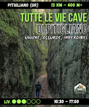 Tutte le Vie CAVE di Pitigliano, che spettacolo! - lun 08/12