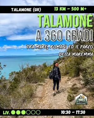 TALAMONE a 360°: dalla città alla fantastica cala delle cannelle - dom 26/04