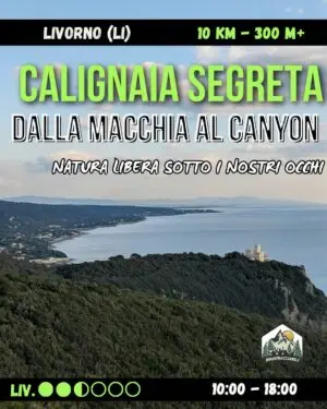 Calignaia segreta: dalla macchia al Canyon - dom 12/04