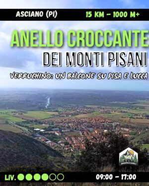 Anello croccante dei Monti Pisani: il Verruchino un balcone sulla costa - dom 26/04