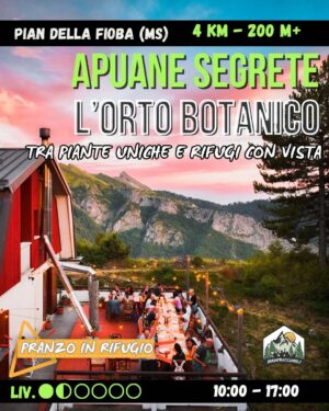 Alla scoperta dell'Orto Botanico apuano e pranzo in rifugio - sab 25/04