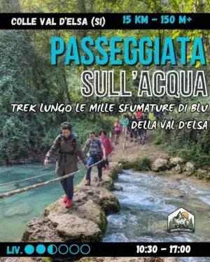 Passeggiata sull'acqua in Val d'Elsa - le mille sfumature di blu - dom 12/04