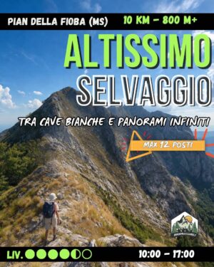 Altissimo Selvaggio - tra cave bianche e panorami infiniti - dom 26/04