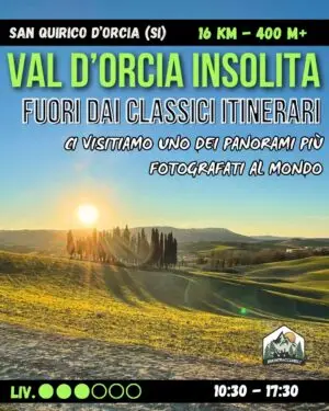 La Cipresseta ICONICA – Val d’Orcia come non l’hai mai fatta- dom 12/04