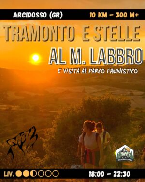 Tramonto e Stelle al Monte Labbro e visita al parco faunistico - sab 27/06