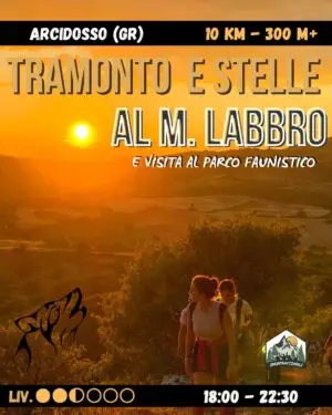 Tramonto e Stelle al Monte Labbro e visita al parco faunistico - sab 27/06