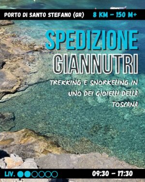 Spedizione GIANNUTRI - Bagno, Trekking e Snorkeling - dom 21/06