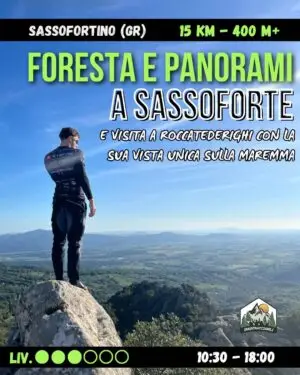 Panorami ed immersione in Foresta alla ROCCA di Sassoforte - lun 01/06