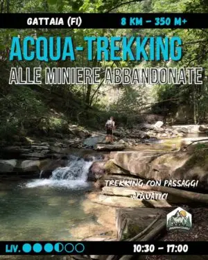 Acqua trekking alla Miniera abbandonata di Fornello - dom 05/07