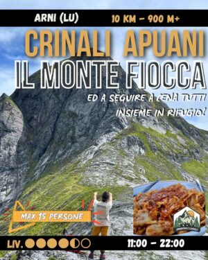Crinali Apuani: Cartolina dal Monte Fiocca e Cena in Rifugio! - sab 12/09