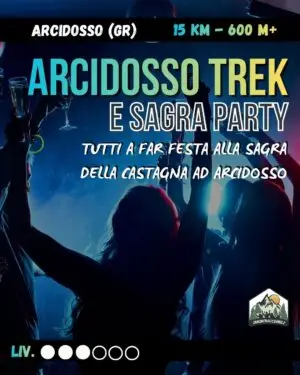 Arcidosso trek al tempio Tibetano e Sagra Party - sab 24/10