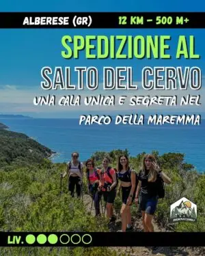 Spedizione alla stupenda Cala stupendo Salto del Cervo nel parco della maremma - dom 04/10