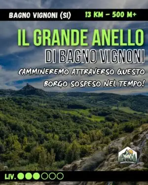 Camminando in una Cartolina – Bagno Vignoni & Francigena - sab 10/10